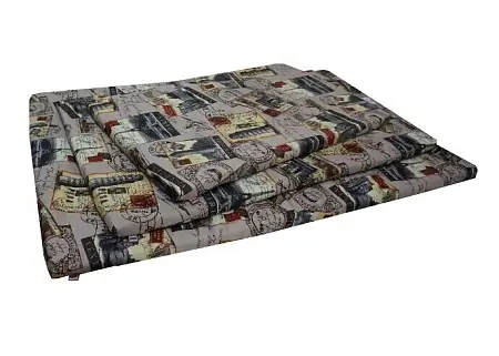 Купить zooexpress матрац для кошек и собак прямоугольный, со съемным чехлом, мебельная ткань